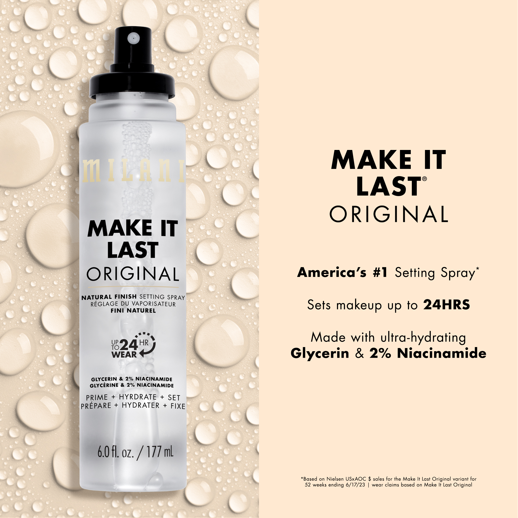 Milani Make It Last XL Setting Spray, 6 fl oz photo 4