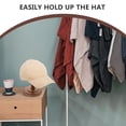 thumbnail image 3 of DRAFIDEEP Rustic Hat Display Stand For Home Decor Item Brown Solid Wood 1Pack, 3 of 8