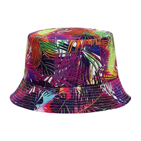 Hats for men women 3D Tie Dye Print Double Sided Fisherman Hat Outdoor Visor Casual Cap