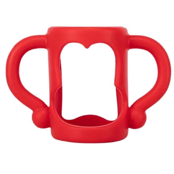THHEIC Baby Bottle Handles, Silicone Bottle Handles for Narrow Baby Bottles with Easy Grip to Help Them Hold Their Own Bottle, BPA Free