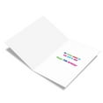 thumbnail image 2 of NobleWorks - 1 Funny Birthday Card with Envelope - Word Cloud Milestones 70 C9416MBG, 2 of 7