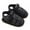 Black, variant on Otqutp Toddler House Shoes Boys Girls Squeaky Sandals Closed Toe Anti Slip Rubber Sole Shoes Baby Sandals 0 to 12 Months