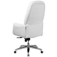 thumbnail image 5 of Pemberly Row Traditional Faux Leather High Back Swivel Office Chair in White, 5 of 6