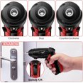 thumbnail image 4 of PYAN-14 in 1 Electric Screwdriver Cordless 3.6V Small Power Drill Set 3Nm Max Torque Rotatable Electric Screwdriver with LED Light Home Improvement & Furniture Assembly (Red), 4 of 4