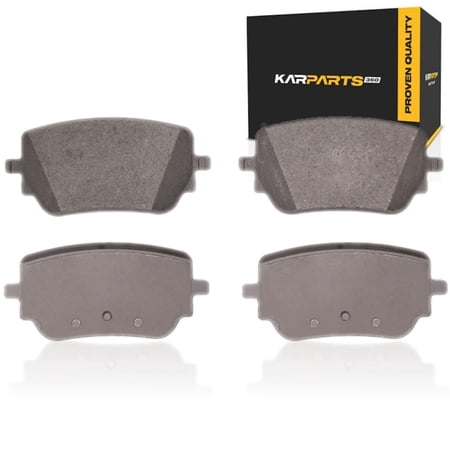 KarParts360 For Mercedes-Benz CLA45 AMG S 2024 2025 2026 Brake Pads | Low Metallic | Mechanical Pad Wear Sensor | 54 Millimeters / 2.13 Inches Inner Height