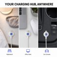thumbnail image 4 of Cable USB‑C MAGNICPRO 1,8 m 100 W con Dock Magnético Azul, 4 of 9