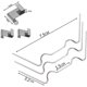 thumbnail image 2 of Clips de fijación para ventanas de vidrio de invernadero de acero inoxidable (clips de alambre para acristalamiento de invernadero de 50 W y clips de regazo para acristalamiento de invernadero de 50 JAMW Sencillez, 2 of 5