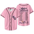 thumbnail image 1 of Hudson Westbrook Take Your Time Tour Merch Veste de Baseball Tee Unisexe Col en V Manches Courtes T-Shirts, Style 4,TTG, 1 of 6
