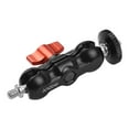 thumbnail image 3 of FlyFlise Articulating Friction Arm Monitor Mount with Double Ballhead Standard 1/4-inch Screw for Camera, 3 of 8