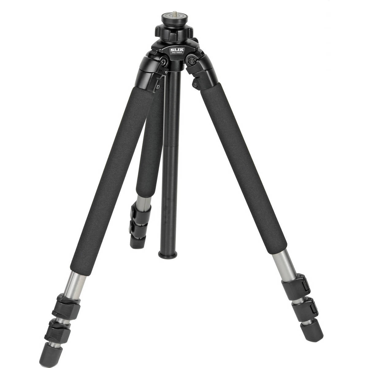 Slik PRO 700 DX 3-Section Aluminum Tripod Legs, Titanium Finish