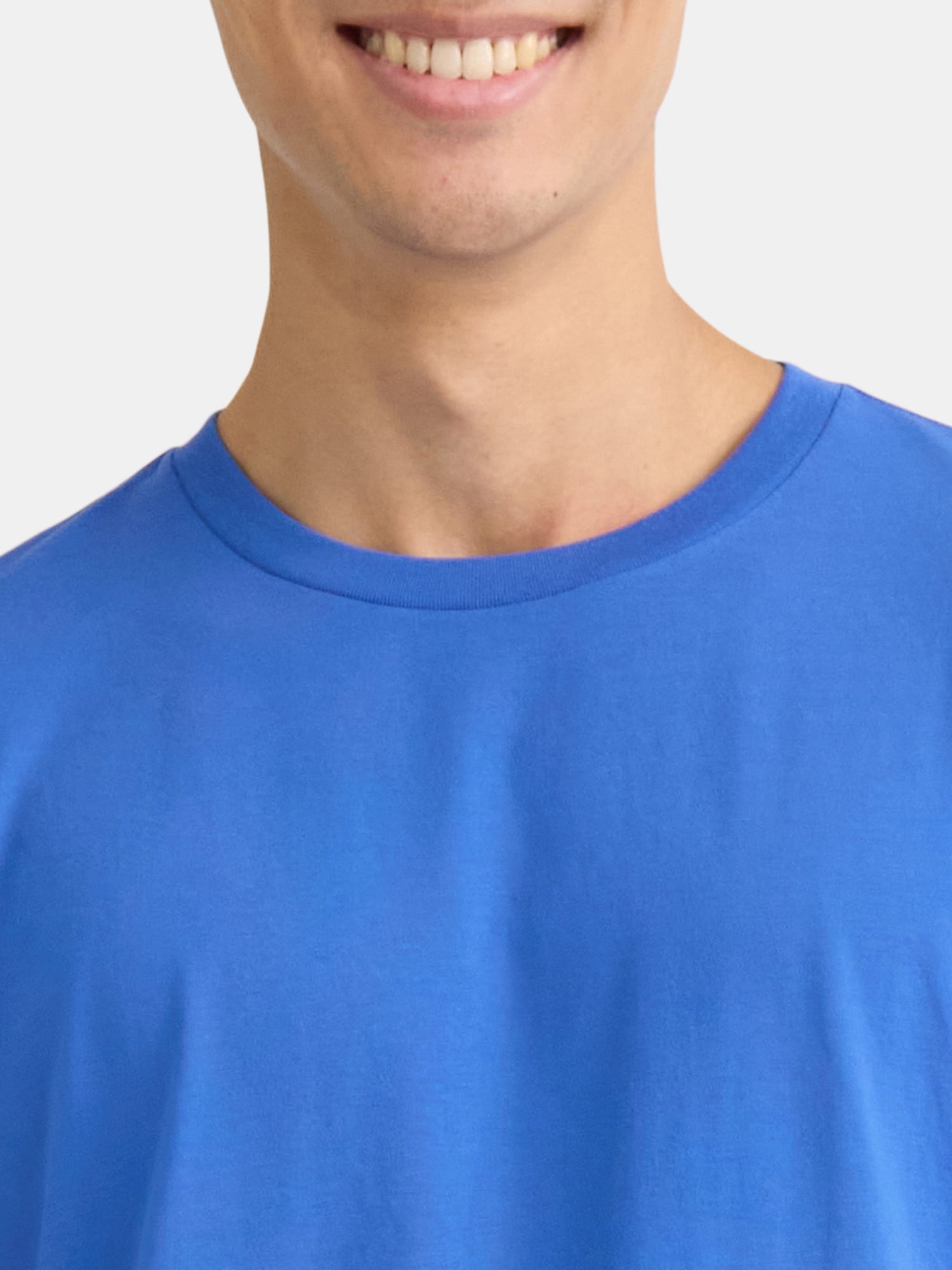 George Men's and Big Men's Classic Fit Crewneck Tee with Short Sleeves, Sizes XS-3XL