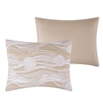 thumbnail image 3 of Greenland Home Coastal Paradise Jacquard Woven Decorative Pillow Sham, Dover Natural, King, 3 of 7