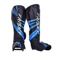thumbnail image 2 of Espinilleras Muay Thai Kickboxing, almohadillas de protección para el empeine de las piernas, espinilleras de Karate, protectores para los pies y las Negro, 2 of 8