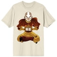 thumbnail image 3 of Avatar The Last Airbender Aang Charging Men's Natural Graphic Tee - L, 3 of 6