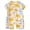 D4-Yellow, variant on CAUYDY 3 6 9 12 Months Preemie Clothes Girl Newborn Sleepers Boy 1T 2T Unisex Baby Short Sleeve Romper Pajamas Bodysuit Infant Spring Summer Sizes 6-12 Months,Light Yellow