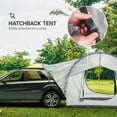 thumbnail image 4 of Outsunny Car Camping Tent with 3 Doors, 2000mm Waterproof, Grey and Blue, 4 of 10