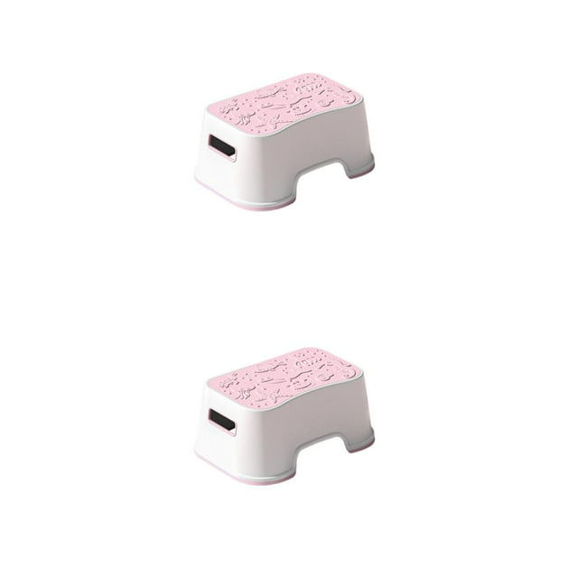 Advancent Taburete escalonado para sala de espera, reposapiés, entrada de Camping, muebles de pasillo para dormitorio, banco de oficina, Serie Mar/Rosa 2Conjunto