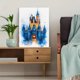 thumbnail image 5 of Qisvanset 12x16 Inch Watercolor Fairy Castle Canvas Wall Art, Whimsical Princess Art Decor for Kids Nursery Room, 5 of 8