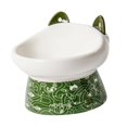 thumbnail image 2 of Cuenco de cerámica para gatos, contenedor de comida, comedero inclinado para mascotas, cuenco de alimentación para mascotas, cuenco de, 2 of 8