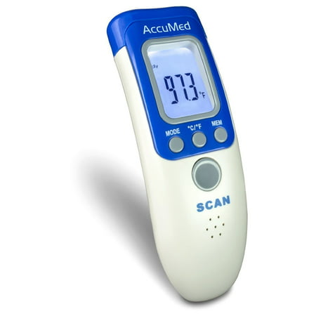 AccuMed AT2102 Non-Contact, Instant-Read Handheld Infrared Medical Thermometer - 7-in-1 Functionality for Body, Surface, & Room Measurements. Professional Accuracy for Home Medical Use, FDA