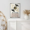 thumbnail image 5 of IDEA4WALL Framed Canvas Print Golden Sun and Moon with Hands Inspirational Illustrations Wall Art Abstract Artwork Contemporary Relax/Calm for Living Room, Bedroom, Office - 16"x24" WHITE, 5 of 5