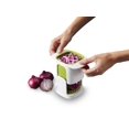 thumbnail image 1 of Picador De Verduras Joseph Joseph Blanco Con Cuchillas Afiladas De Acero Inoxidable, 1 of 5