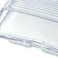 thumbnail image 3 of kanaroous 1 Pair Light Lens Cover Fender Tips Mud Guard for Transparent 52x100mm, 3 of 4