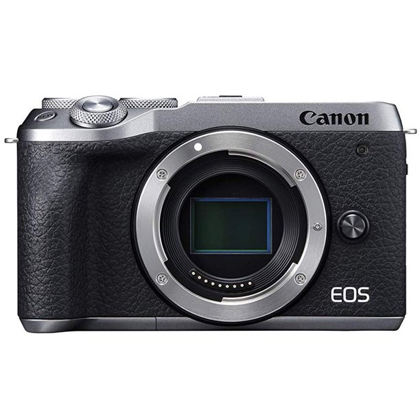 Canon EOS M6 Mark II Camera Body 32.5 MP 4K Compact Mirrorless (Silver) 3612C001