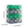 thumbnail image 3 of sruoe Christmas Ball Ornaments, Christmas Tree Ornament, Xmas Bulbs Decoration Set, Shatterproof Ornaments, Flocked Christmas Balls, Christmas Tree Hanging Baubles Ball for Party Holiday Decor, 3 of 6