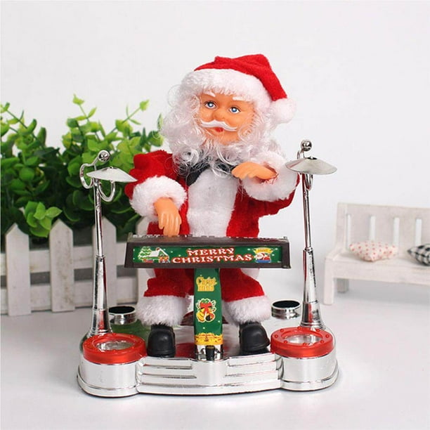 serony Kids Santa Claus Playing Realistic Piano Music Dolls Lovely