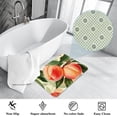 thumbnail image 3 of Peach Polyester Non-Slip Machine Washable Floor Rugs, Floor Mats, and Bath Rugs, 3 of 6