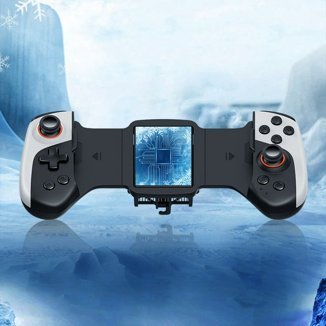 Telescopic Game Controller, Telescopic Gamepad RGB Light Programmable Key Semiconductor Cooling for Cell Phones