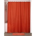 thumbnail image 5 of Orange Extra Long Shower Curtain Polyester 12 Rings 79"L x 71"W, 5 of 5