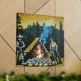 thumbnail image 6 of Campfire Pointillism Lights - Canvas, 6 of 10