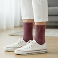 thumbnail image 4 of allydrew Thick Thermal Warm Merino Wool Hiking Socks for Women (Set of 5), Cools, 4 of 6