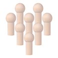 thumbnail image 1 of LEEYNEER 8Pcs Wooden Pegs for Hangers Clothes Hanging Simple Design Beige, 1 of 8