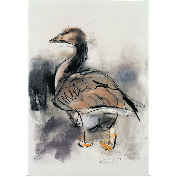 Great BIG Canvas | Rolled Mark Adlington Poster Print entitled Spitalfields Goose, 1997