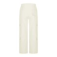 thumbnail image 5 of Weikingp Cargo Pants for Women Parachute Pants Pantalones Cargo Hiking Pants Petite Cargo Pants Athletic Pants Womens Outdoor Work Pants Baggy Pants Jogger Pants Workout Trouser Beige L, 5 of 9