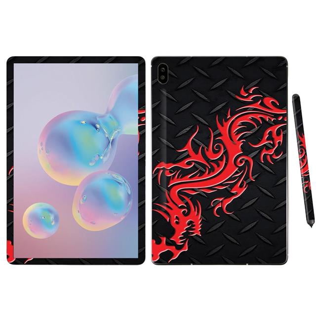 MightySkins SAGTAS6-Red Dragon Skin Decal Wrap for Samsung Galaxy Tab ...