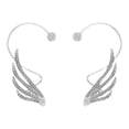 thumbnail image 2 of lionlar 2Pcs Ear Hanging Clip Earrings Ears Cuff Shiny Drill Alloy Over-Ear Rhinestone, 2 of 9