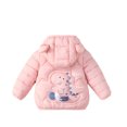 thumbnail image 5 of YOUYEDIAN Kids Hooded Puffer Jacket Winter Zipper Quilted Padded Down Jacket Warm Windbreaker Long Sleeve Coat, 5 of 5