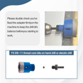 thumbnail image 4 of Core Drill Bit Adapter 5/8Inch-11 Thread Male to 3/8Inch Hex Shank, 4 of 5