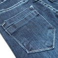 thumbnail image 5 of KIDSCOOL SPACE Little Girls Boys Jeans,Elastic Band Inside Straight Fit Stretchy Soft Denim Pants,5-6 Years, 5 of 5