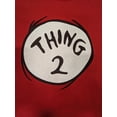 thumbnail image 7 of Dr. Seuss Thing 2 Youth Red Crew Neck Short Sleeve T-shirt-8, 7 of 7