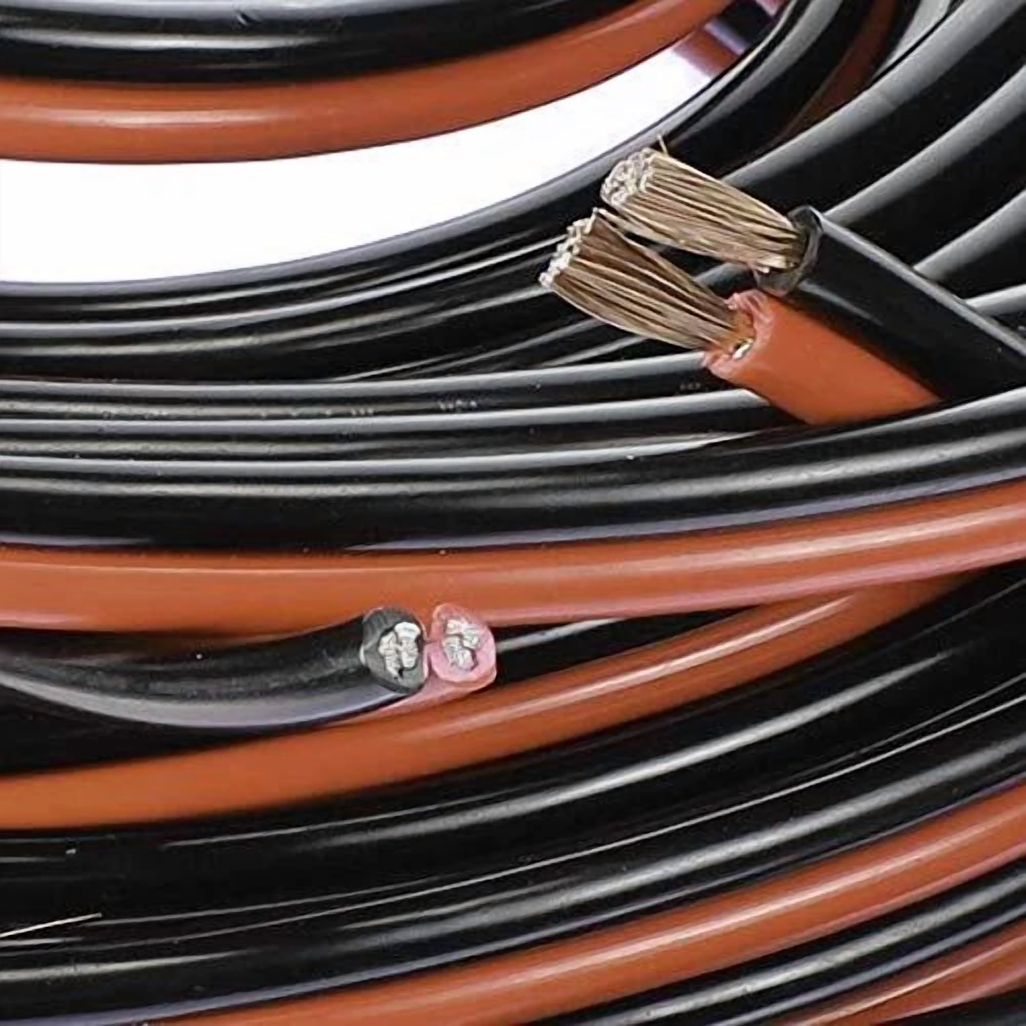 25 Ft 10 Gauge Speaker Wire Cable Car Home Audio Awg 25' Black & Red Zip Wire