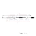 thumbnail image 2 of Cable Chicote Acelerador CAHSA Compatible Con Ford Explorer 4.0L 1991 1992 1993 1994, 2 of 6
