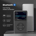 thumbnail image 3 of Innioasis Portable Mini HiFi Sound Bluetooth MP3 Player, 128GB with FM Radio and Built-in Speaker, Black, 3 of 7