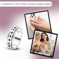 thumbnail image 4 of Star Spinner Anxiety Rings for Men Women 925 Sterling Silver Aesthetic Jewelry Wedding Band Stress Relief Birthday Christmas Gifts Size 9 Women, 4 of 8