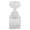 Transparent, variant on BIMZUC 8.45 oz (250ml) Refillable Flower Shaped Foam Pump Liquid Soap Dispenser Bottle For Bathroom Travel, Durable PET Plastic Foaming Container, Transparent