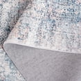 thumbnail image 5 of SAFAVIEH Santa Monica Alice Abstract Polyester Area Rug, Navy/Beige, 6' x 6' Round, 5 of 7